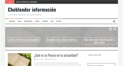 Desktop Screenshot of cheblender.org