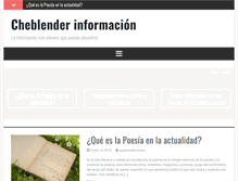 Tablet Screenshot of cheblender.org